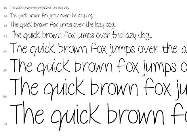 Mf Delicate Little Flower font waterfall